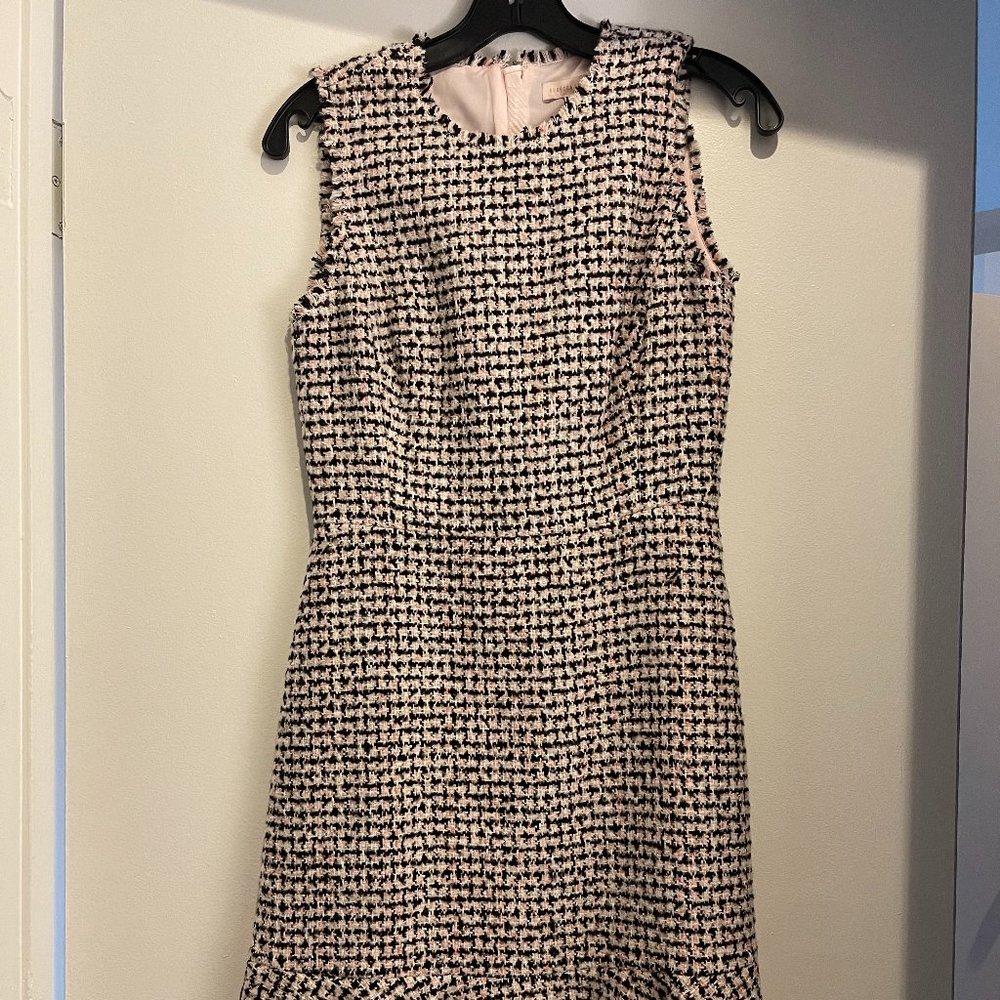 Rebecca Taylor Houndstooth Tweed Dress